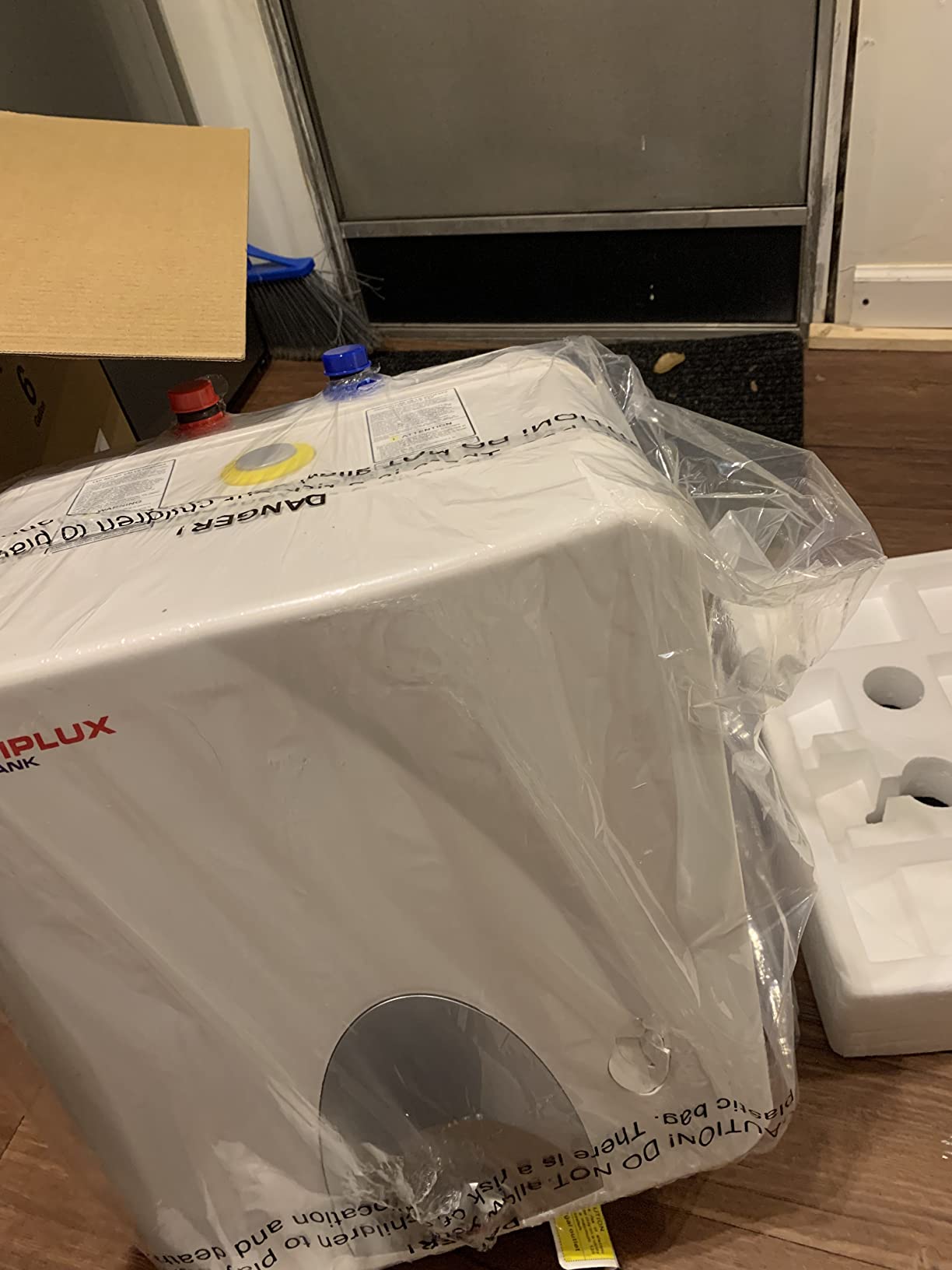 CAMPLUX Tankless Water Heater Electric 6kW (TE06) at 240 Volts, Point of Use Instant Hot Water Heater CSA Approved with Temperature Display, Under Sink Self Modulating Technology customer photo 1