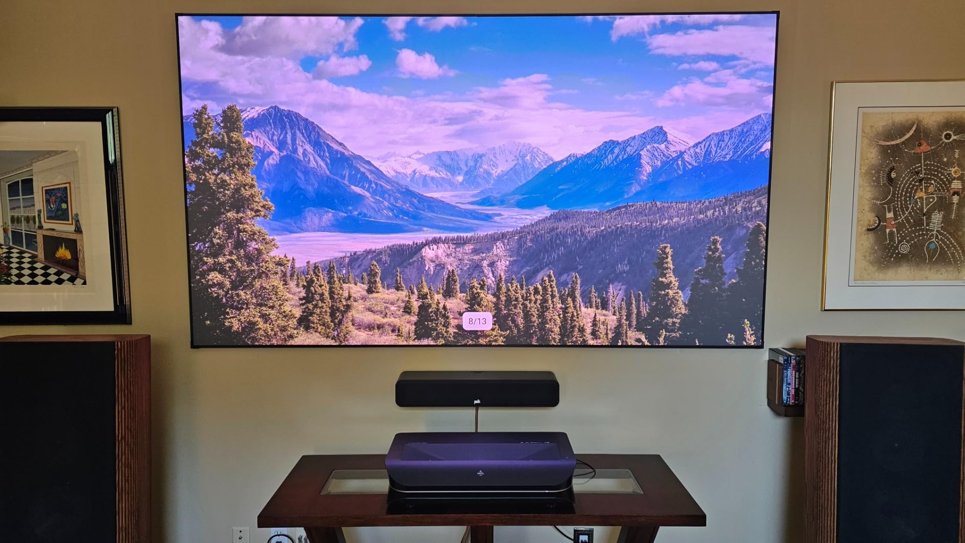 AWOL VISION Aetherion Max 4K Projector, Triple Laser UST Projector customer photo 1