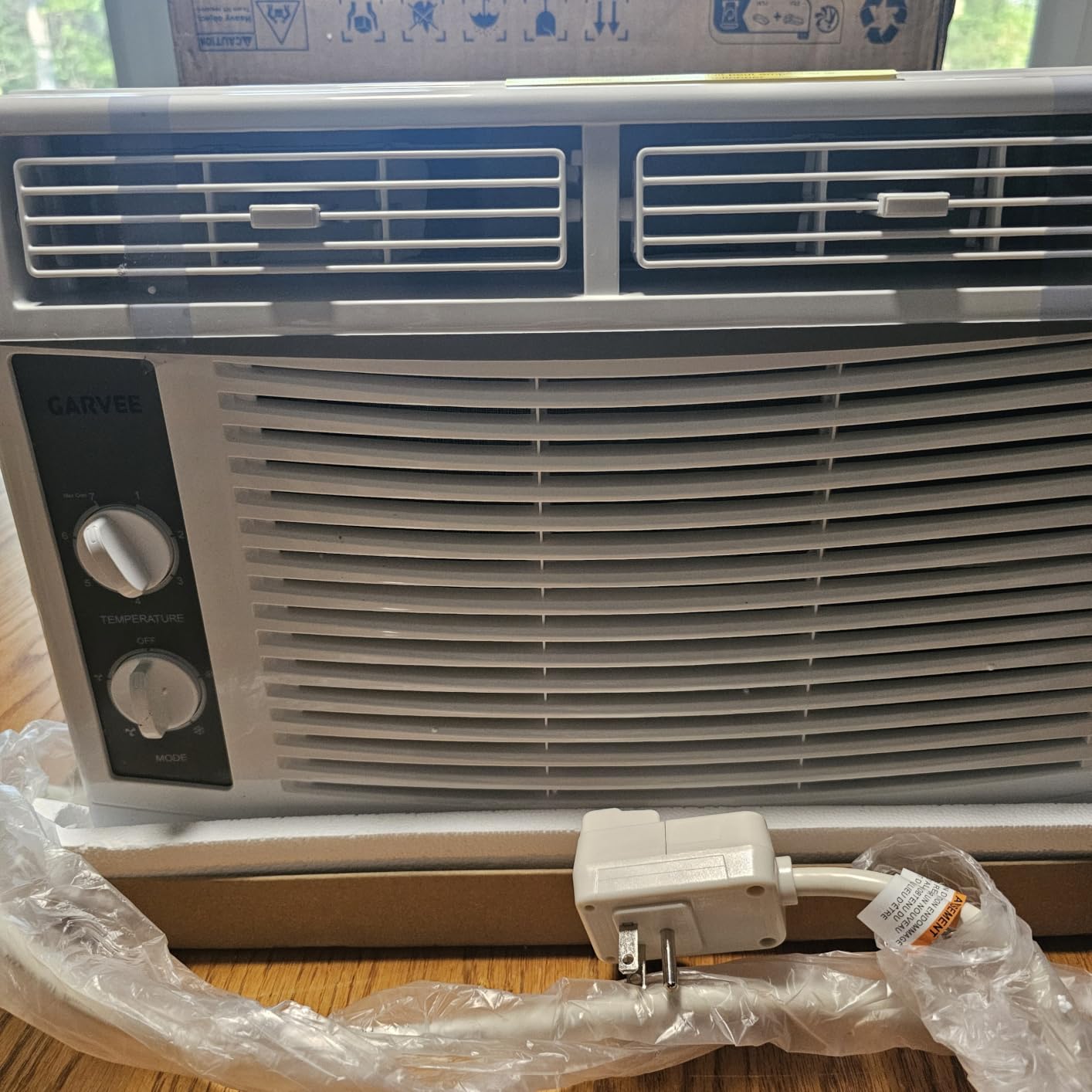 5000 BTU Window Air Conditioner, Cools Up to 150 Sq.ft., 24H Timer, Sleep Mode, Water Self Evaporation, Auto Restart, 3 Cooling & Fan Speeds, Window AC Unit for Bedroom, Office customer photo 2
