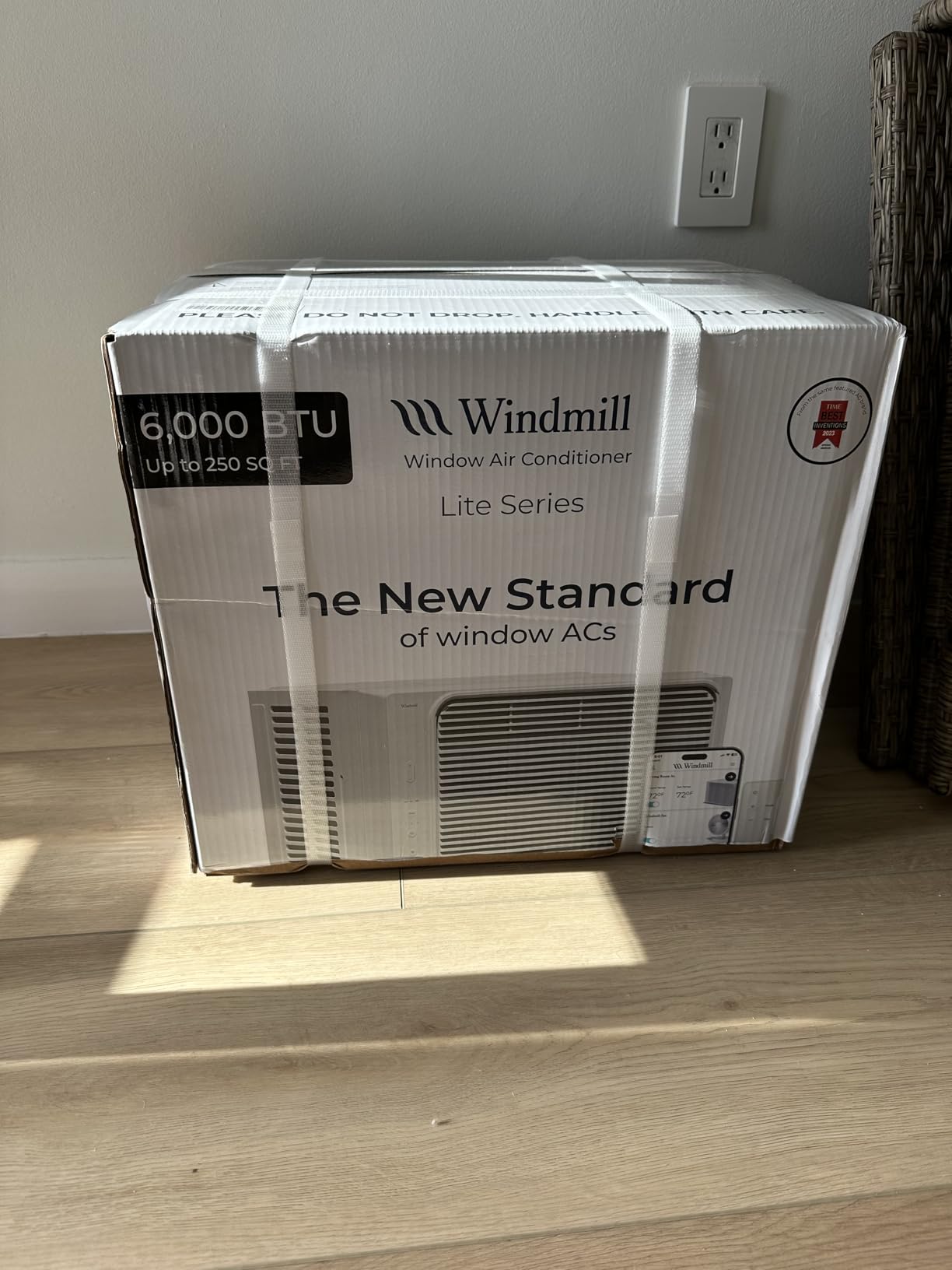 Windmill 6,000 BTU Window Air Conditioner - Cools up to 250 Sq. Ft. - Easy Install, Voice-Enabled, Remote Control & App Control, Energy-Efficient AC Unit for Small Spaces customer photo 1