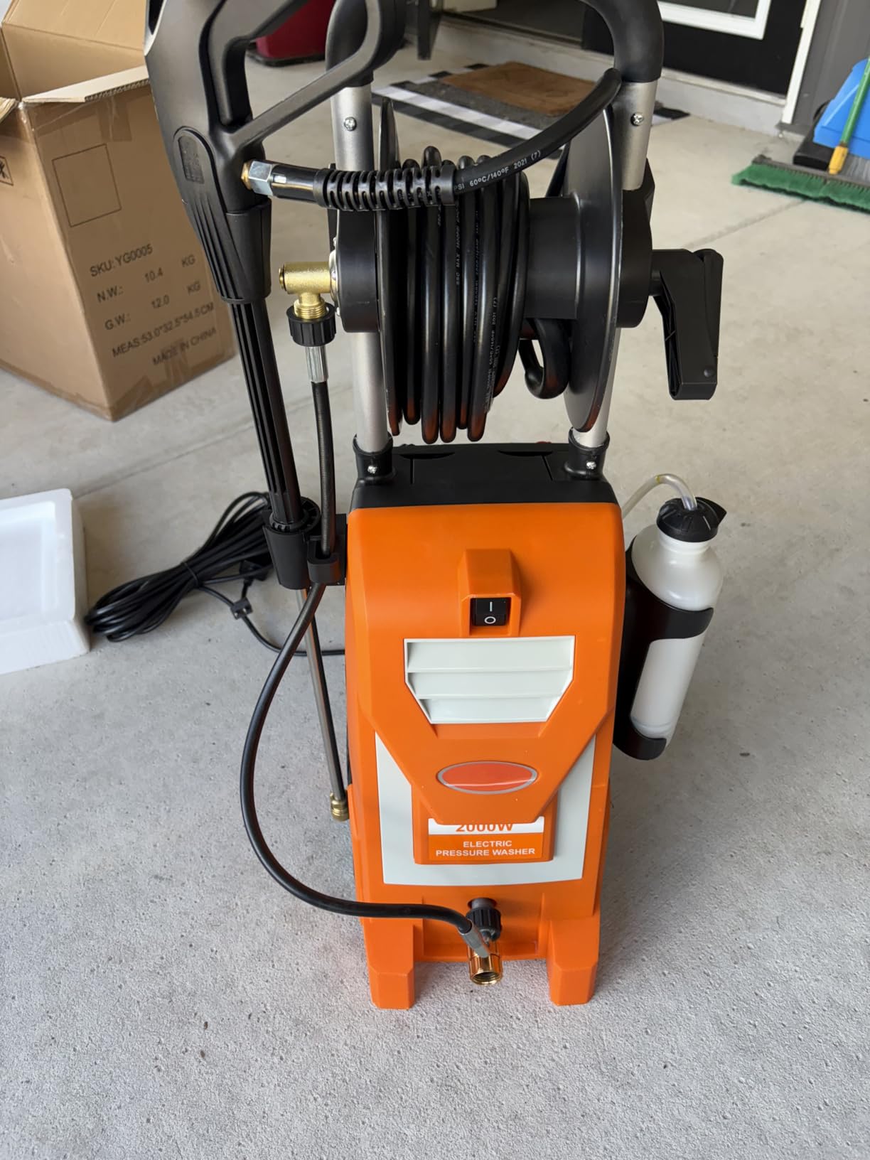 Gas Powered Pressure Washer 4200 PSI Gas Power Washer 4.0 GPM 212CC Commercial High Pressure Washer, with Spray Gun and Extension Wand, 5 Quick Connect Nozzles, Copper Pump, EPA/CARB/ETL (Black) customer photo 2
