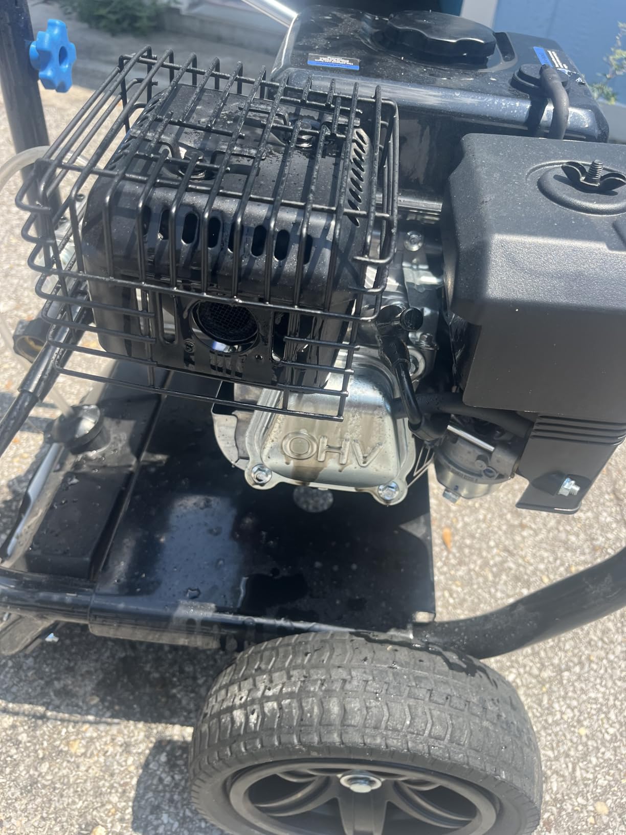 Gas Pressure Washer 3600 PSI with Hose Reel, 2.3 GPM Heavy Duty High Power Washer, 212CC Engine with 30FT Hose, Axial Aluminum Pump, Soap Tank, 5 Quick Connect Nozzle, 3.6L Gas Tank customer photo 1