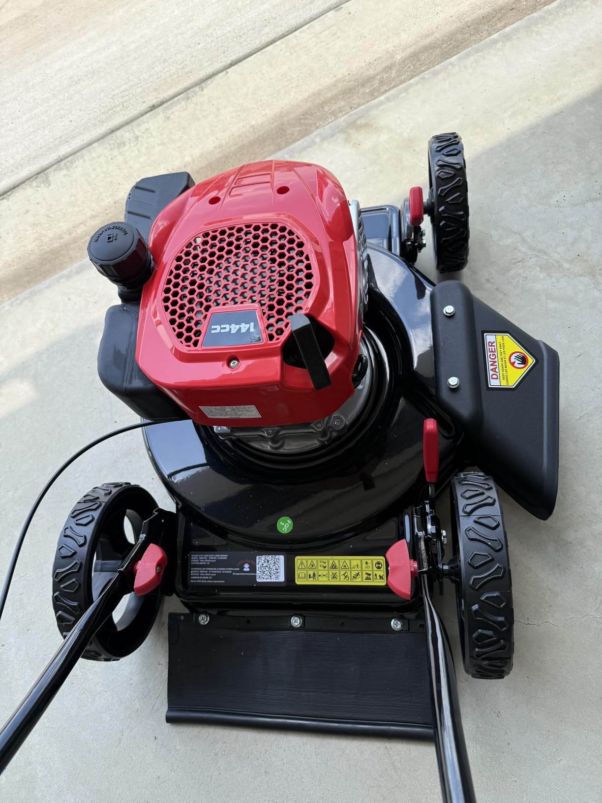 PowerSmart 22-Inch Self Propelled Gas Lawn Mower, 170cc 4-Cycle OHV Engine, 3-in-1 Mulch/Bag/Rear Discharge, 6 Cutting Heights customer photo 2