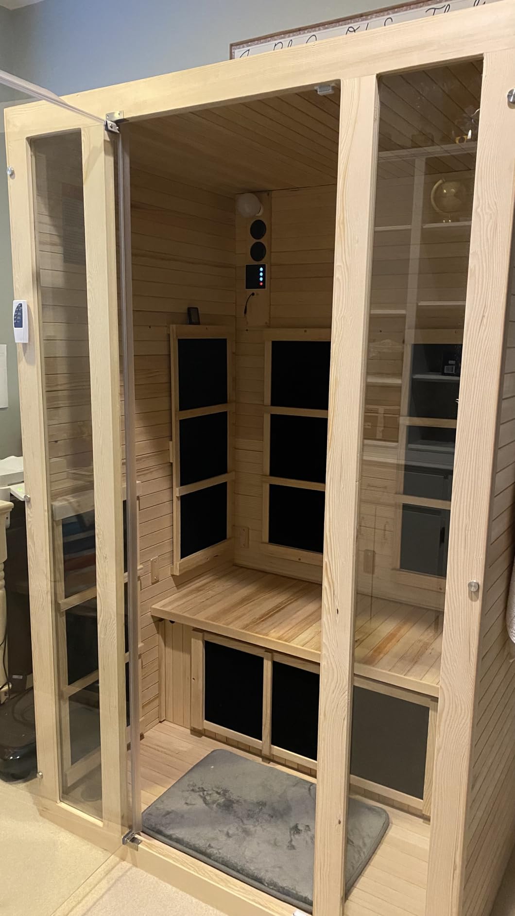JNH Lifestyles Joyous 170°F 2-Person Home Infrared Sauna with Color & Red Light Therapy, Low EMF - Indoor Personal Luxury Spa for House and Gym customer photo 2