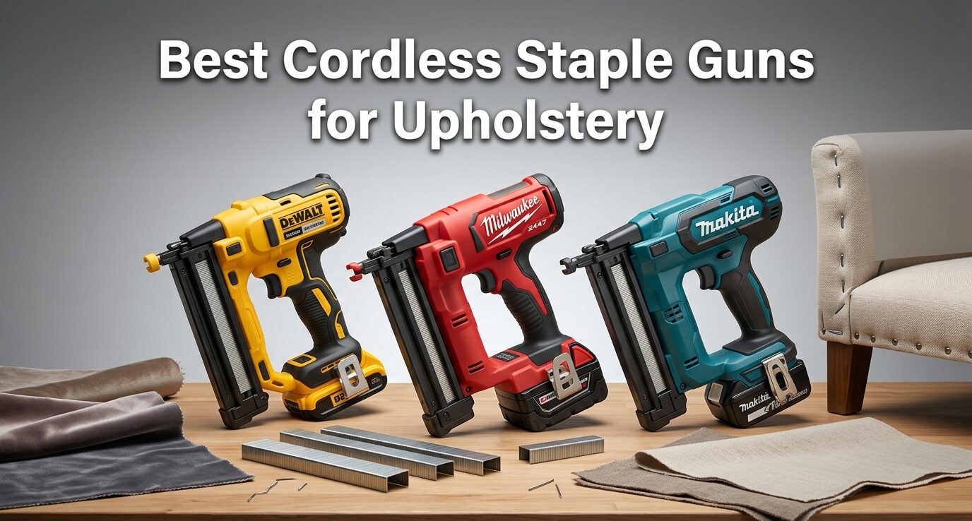 Best Cordless Staple Guns for Upholstery