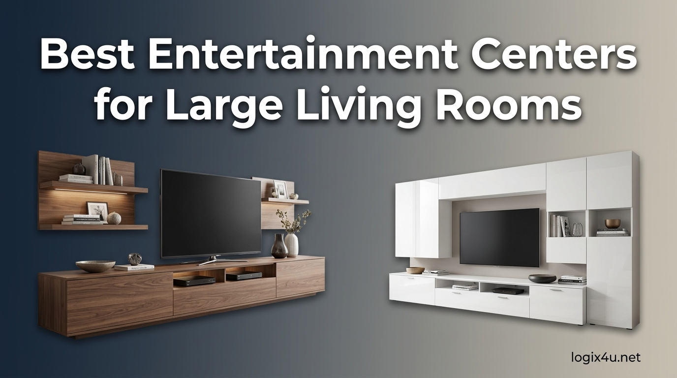 Best Entertainment Centers for Large Living Rooms