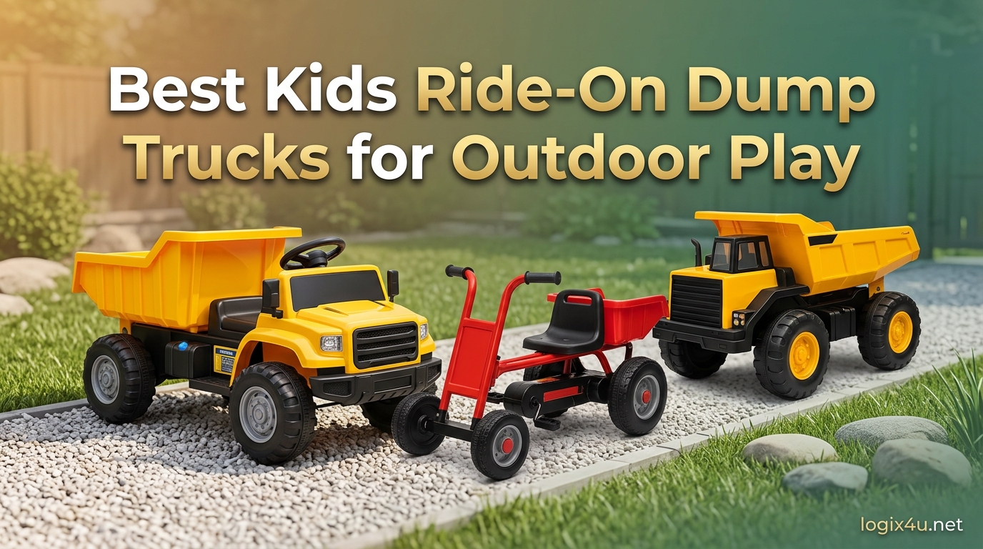 Best Kids Ride-On Dump Trucks for Outdoor Play
