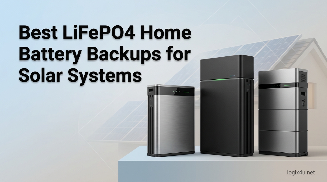 Best LiFePO4 Home Battery Backups for Solar Systems