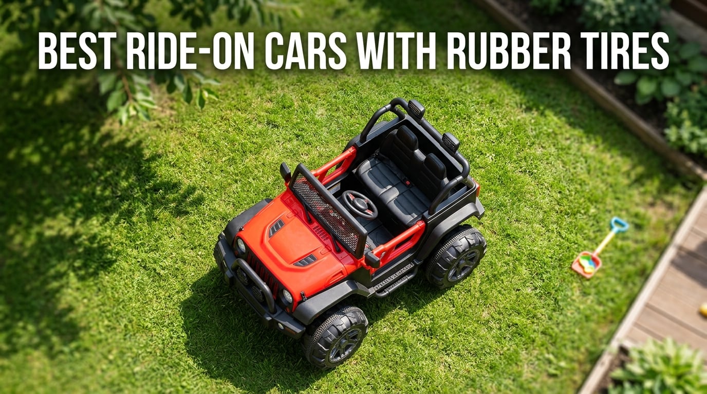 Best ride-on cars with rubber tires for kids