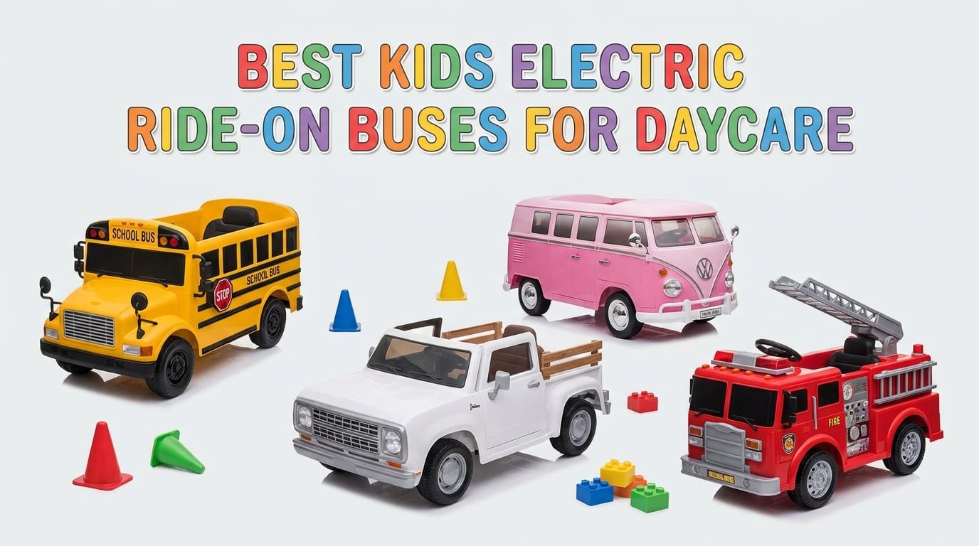 Best kids electric ride-on buses for daycare