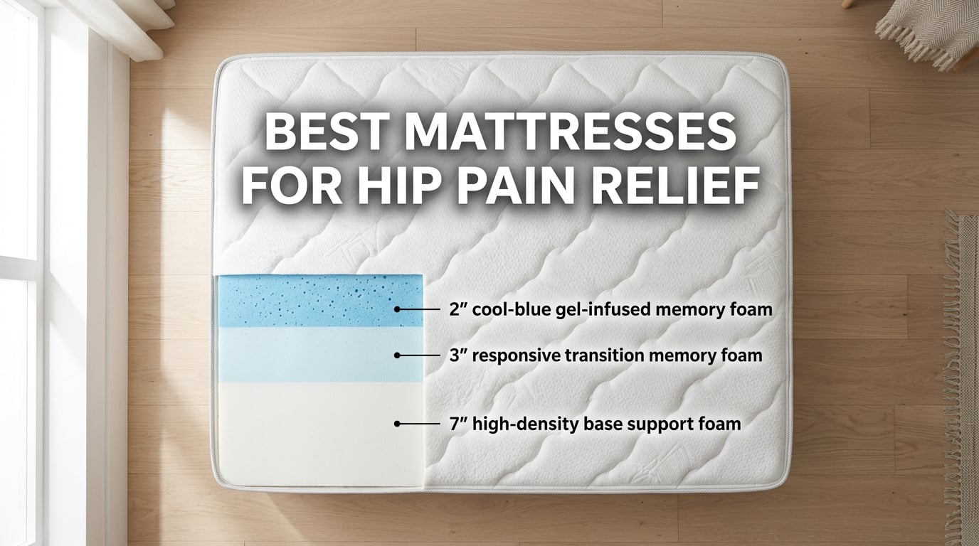 Best mattresses for hip pain relief
