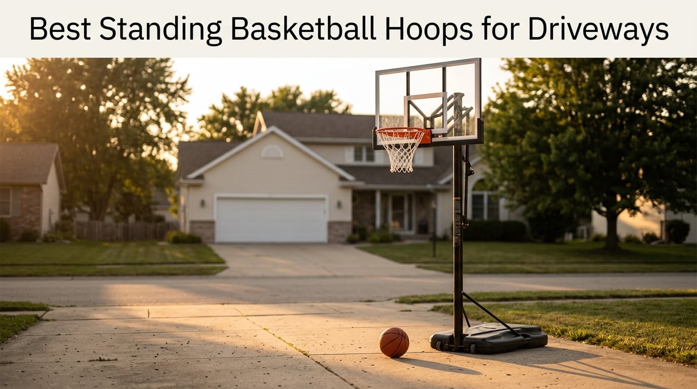 Best standing basketball hoops for driveways