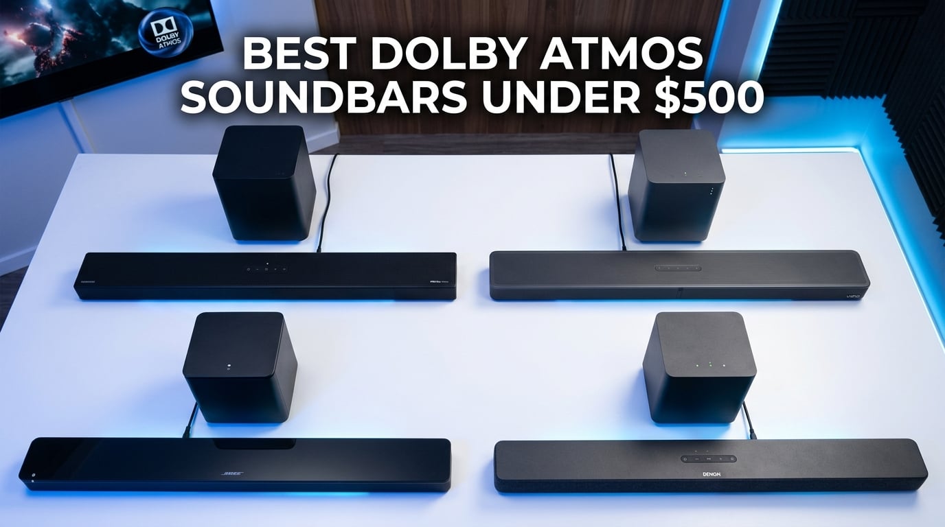 Best Soundbars with Dolby Atmos under $500