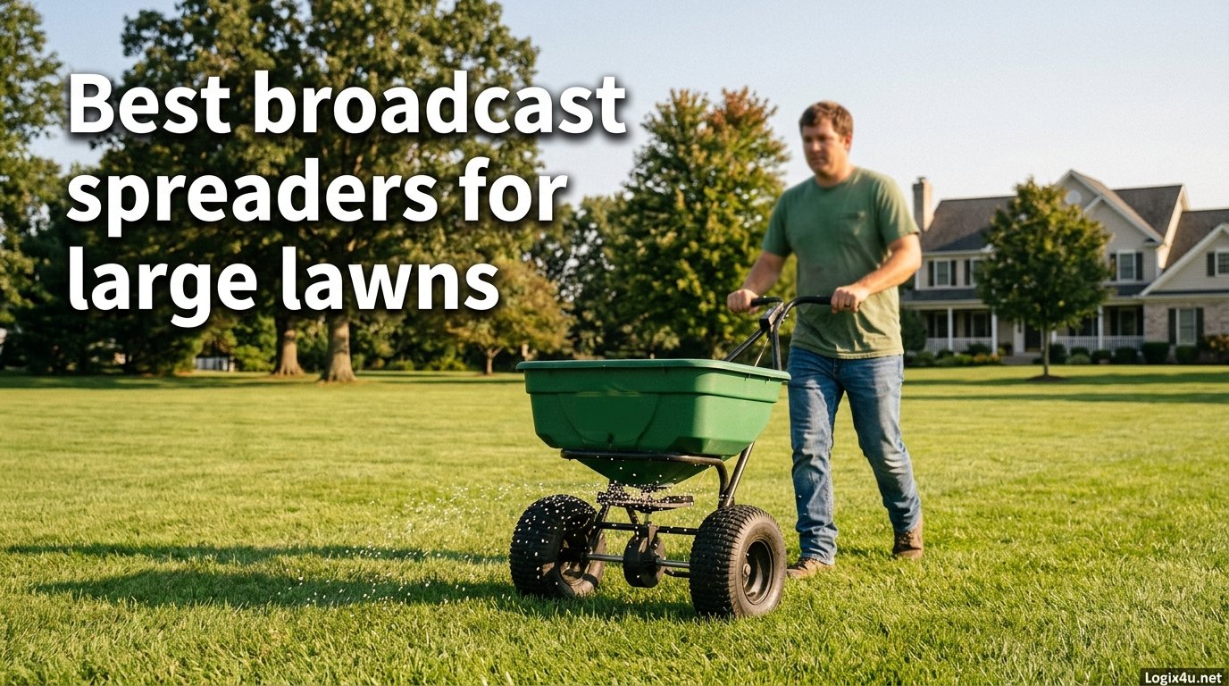 Best broadcast spreaders for large lawns