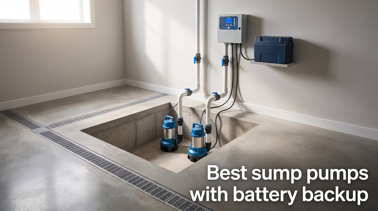 Best sump pumps with battery backup