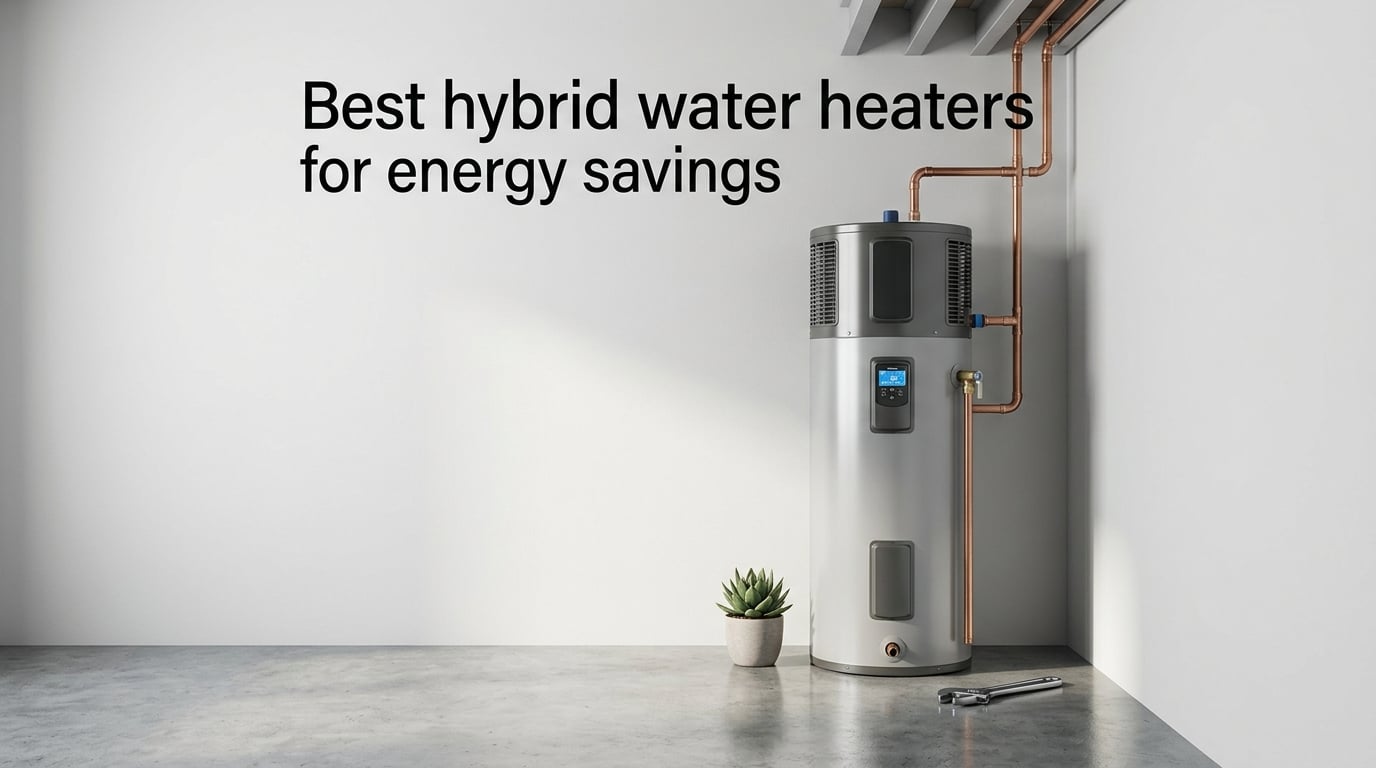 Best hybrid water heaters for energy savings
