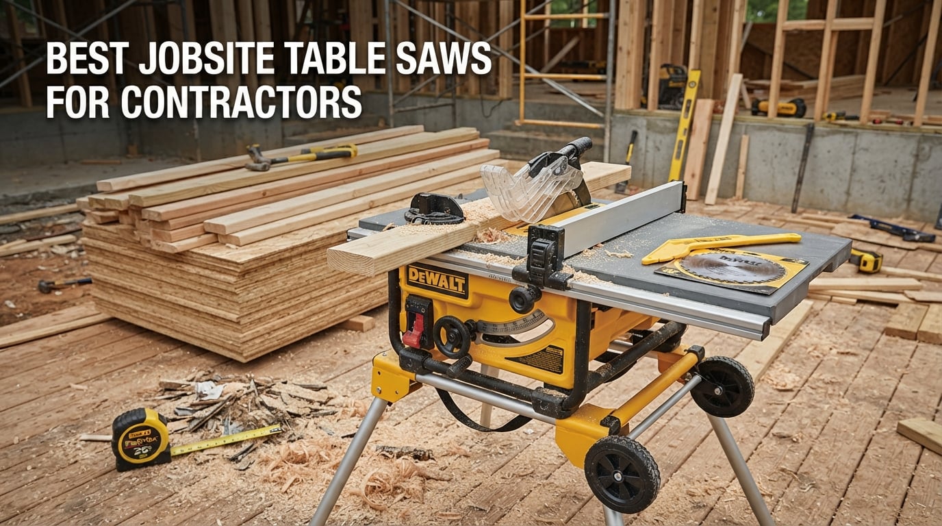 Best jobsite table saws for contractors