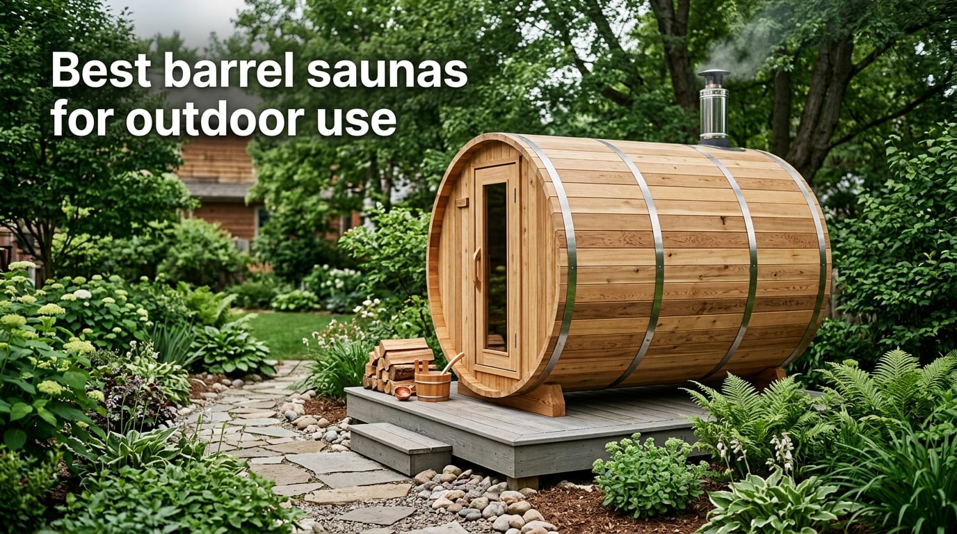 Best barrel saunas for outdoor use