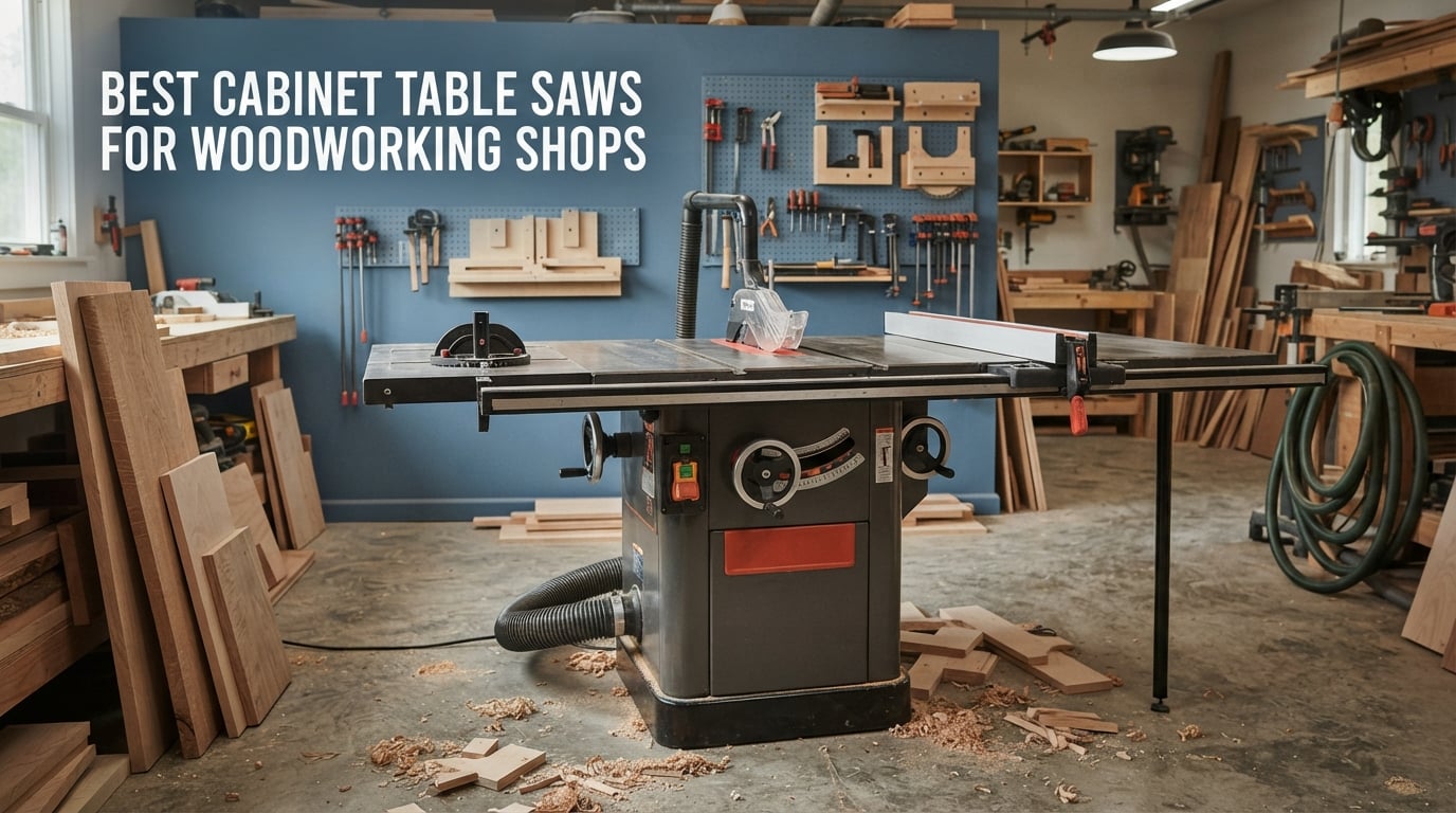 Best cabinet table saws for woodworking shops