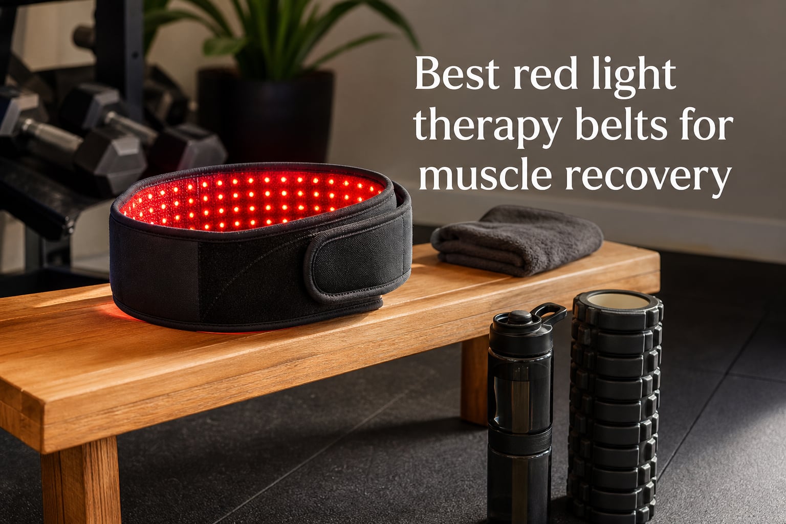 Best red light therapy belts for muscle recovery