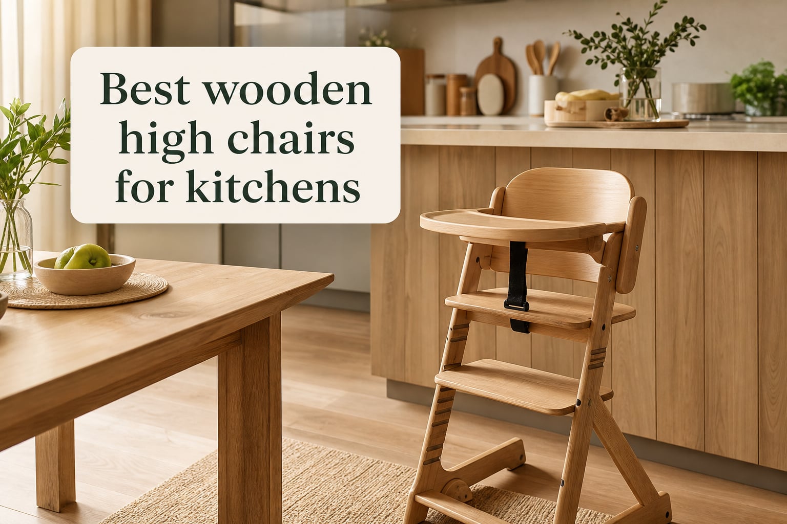 Best wooden high chairs for kitchens