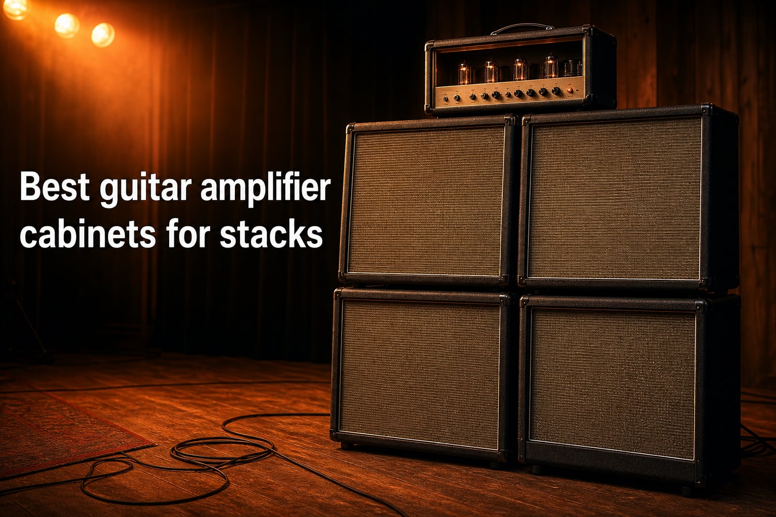 Best guitar amplifier cabinets for stacks