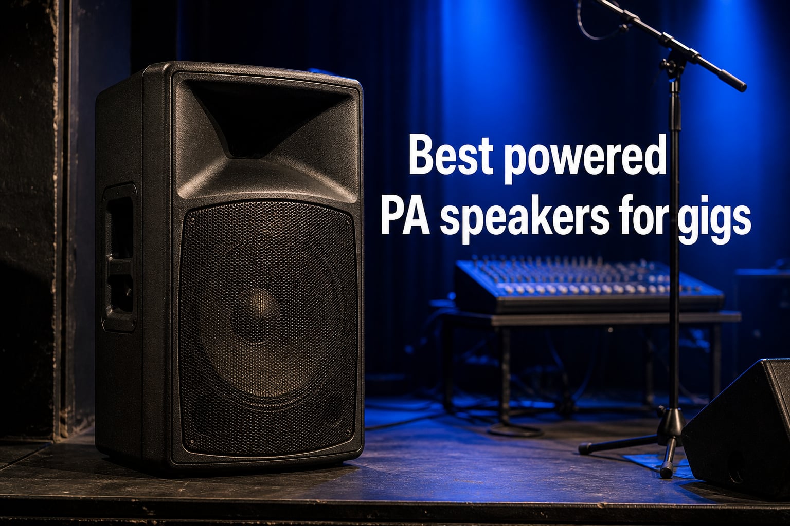 Best powered PA speakers for gigs