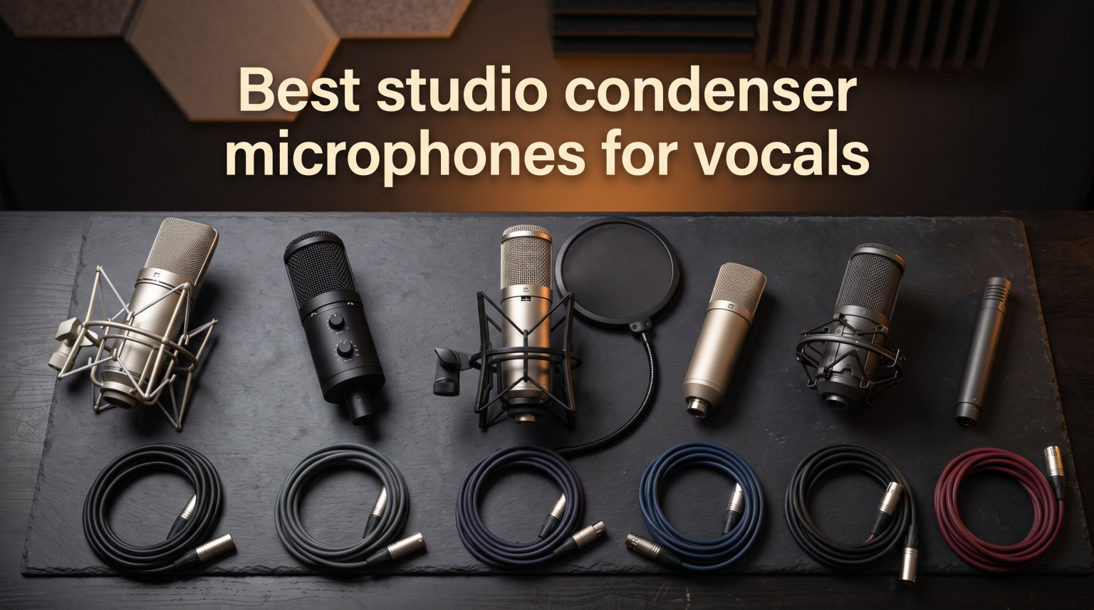 Best studio condenser microphones for vocals