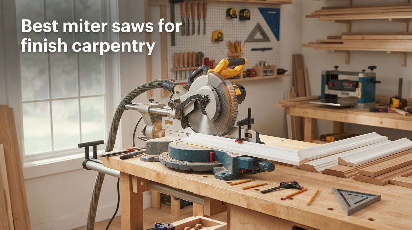 Best miter saws for finish carpentry