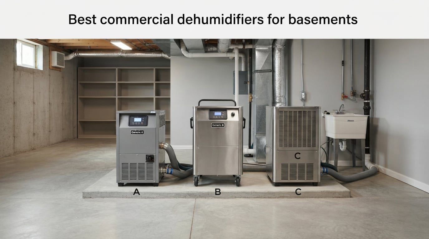 Best commercial dehumidifiers for basements