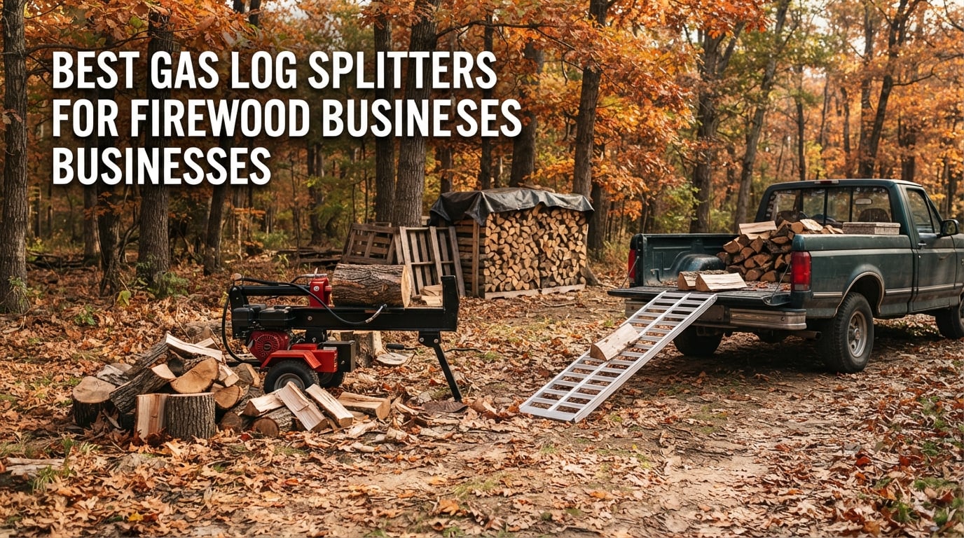 Best gas log splitters for firewood businesses