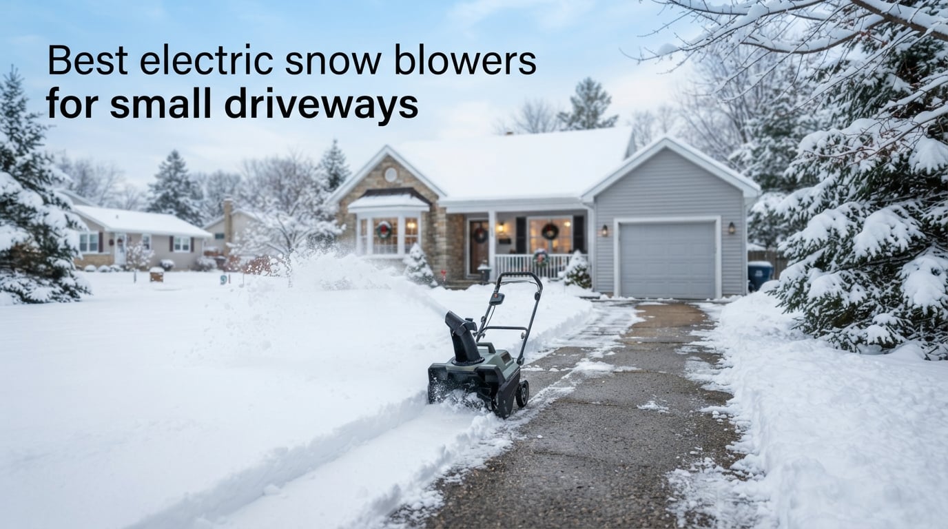 Best electric snow blowers for small driveways