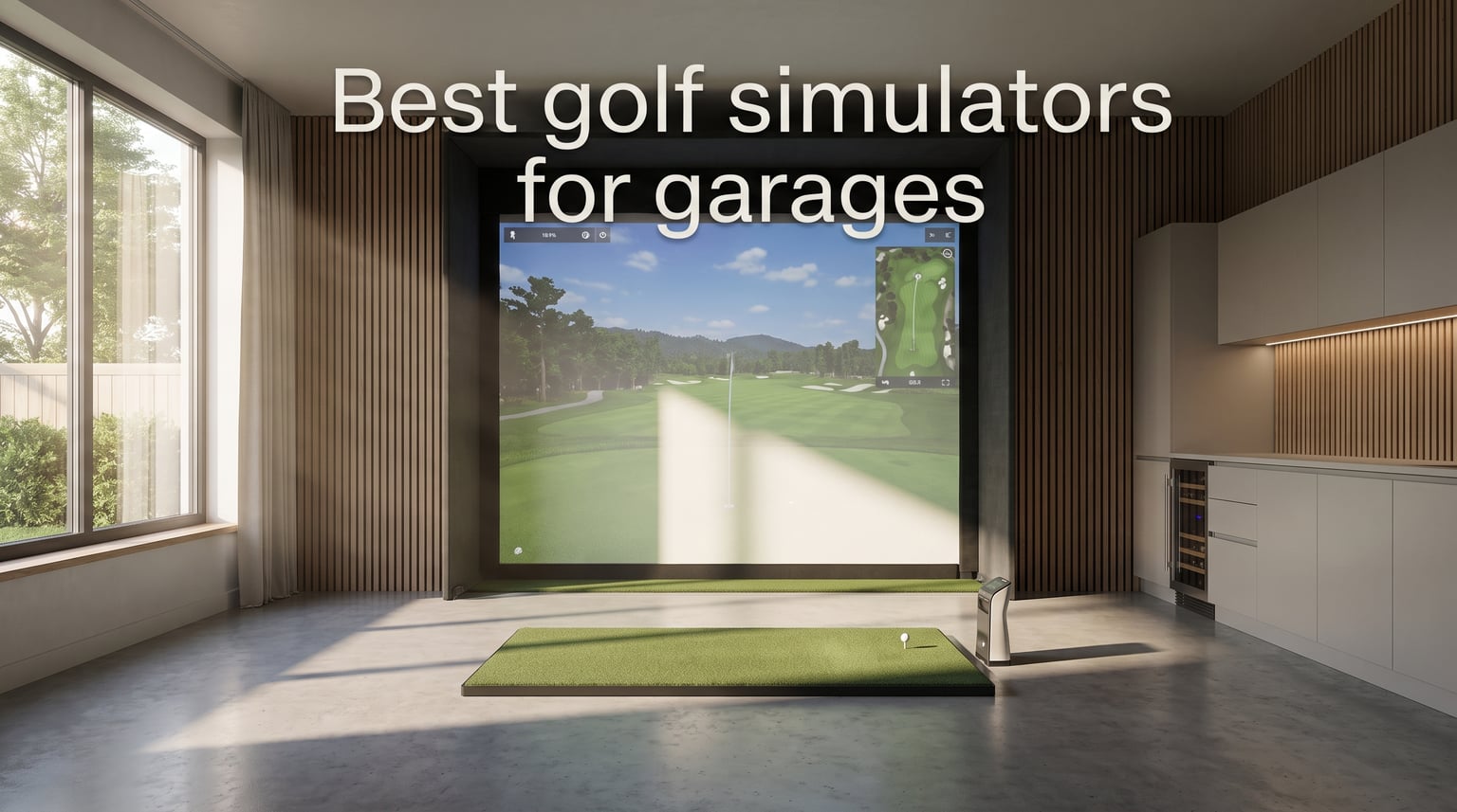 Best golf simulators for garages