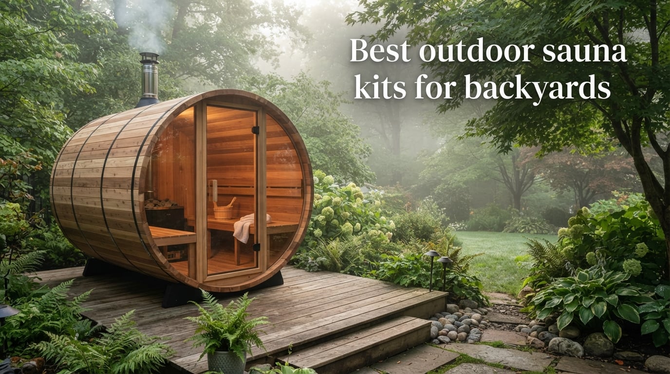Best outdoor sauna kits for backyards