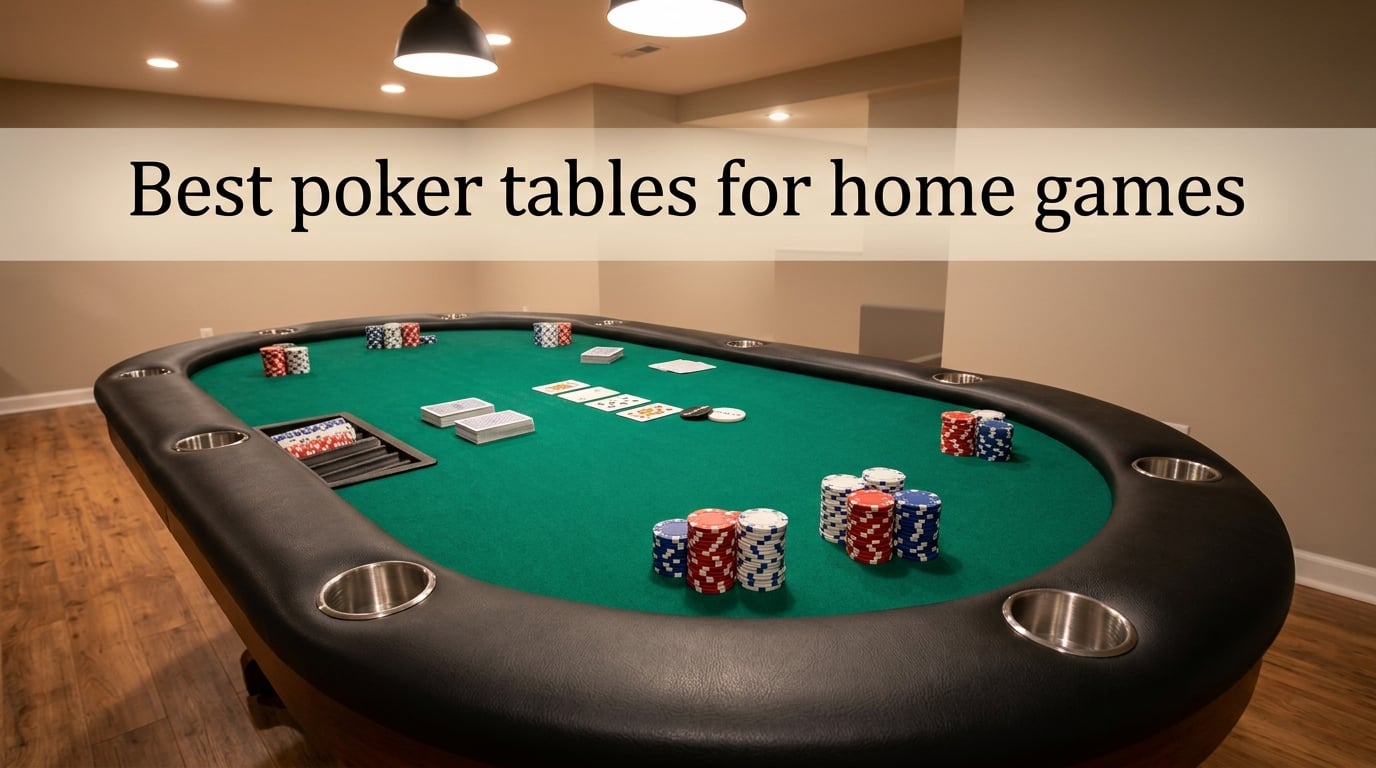 Best poker tables for home games