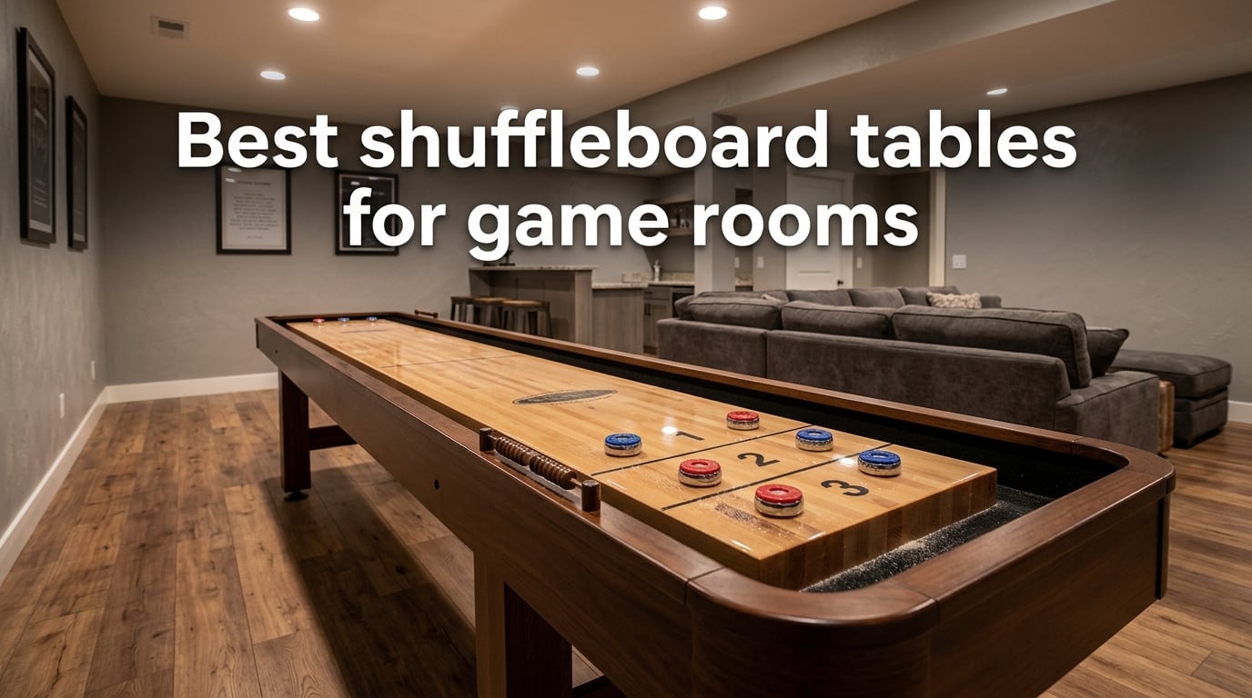 Best shuffleboard tables for game rooms