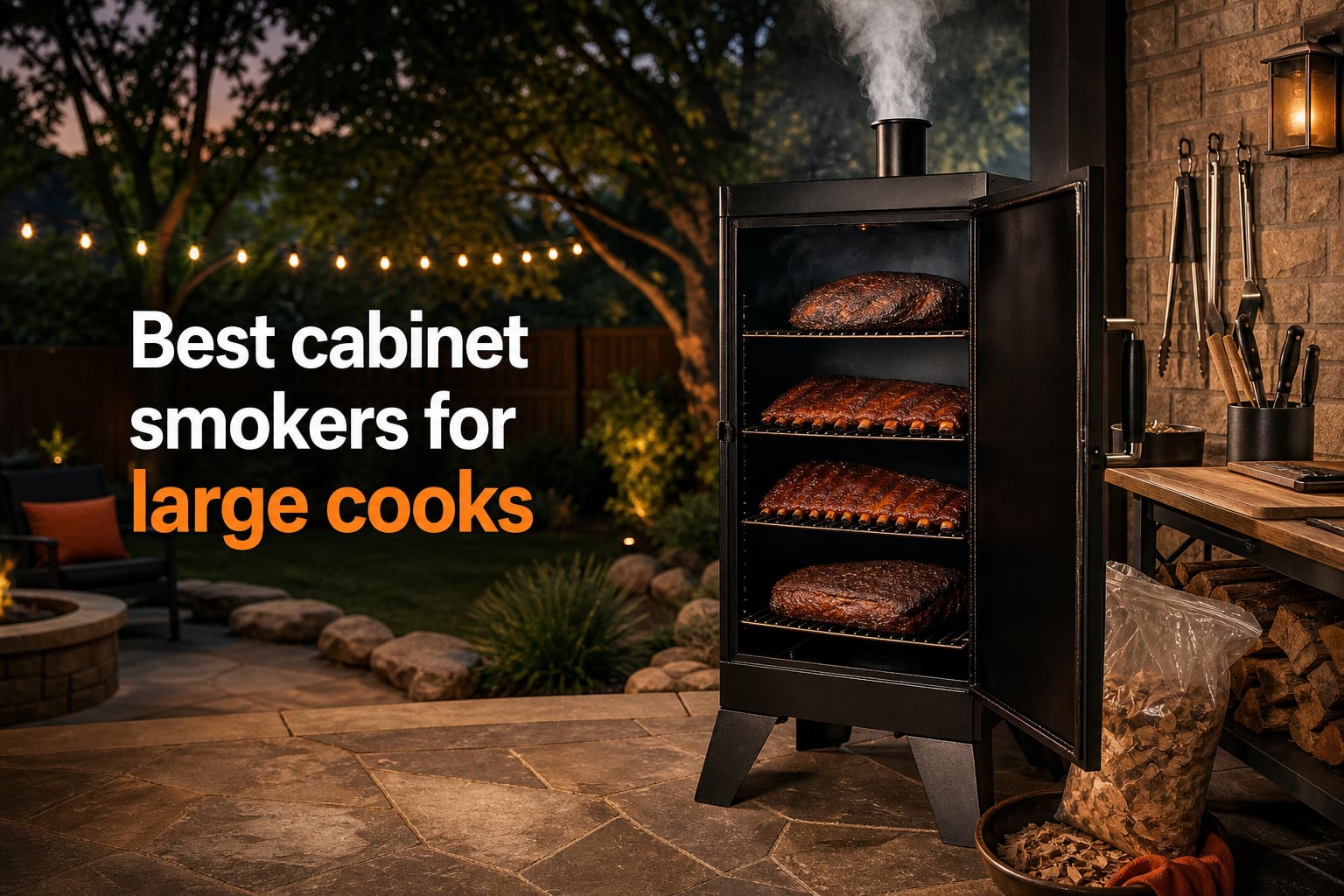 Best cabinet smokers for large cooks