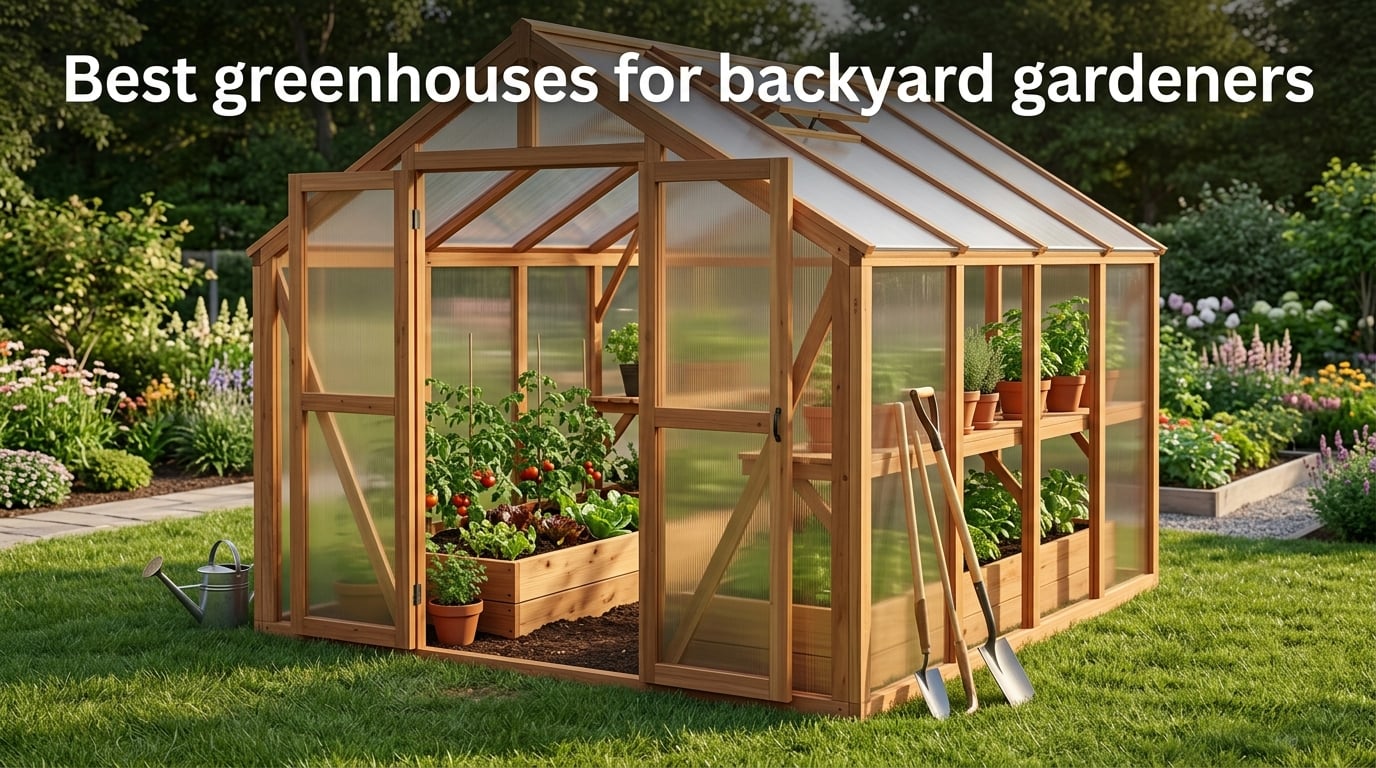 Best greenhouses for backyard gardeners