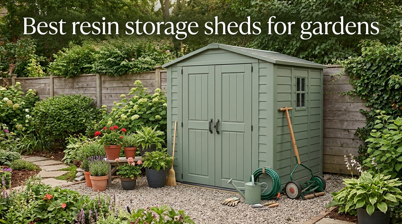 Best resin storage sheds for gardens
