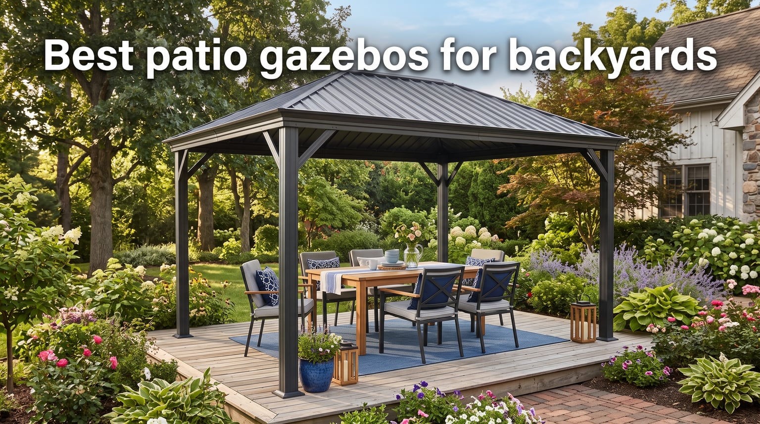 Best patio gazebos for backyards