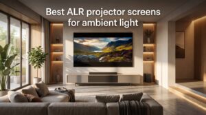 Best ALR projector screens for ambient light