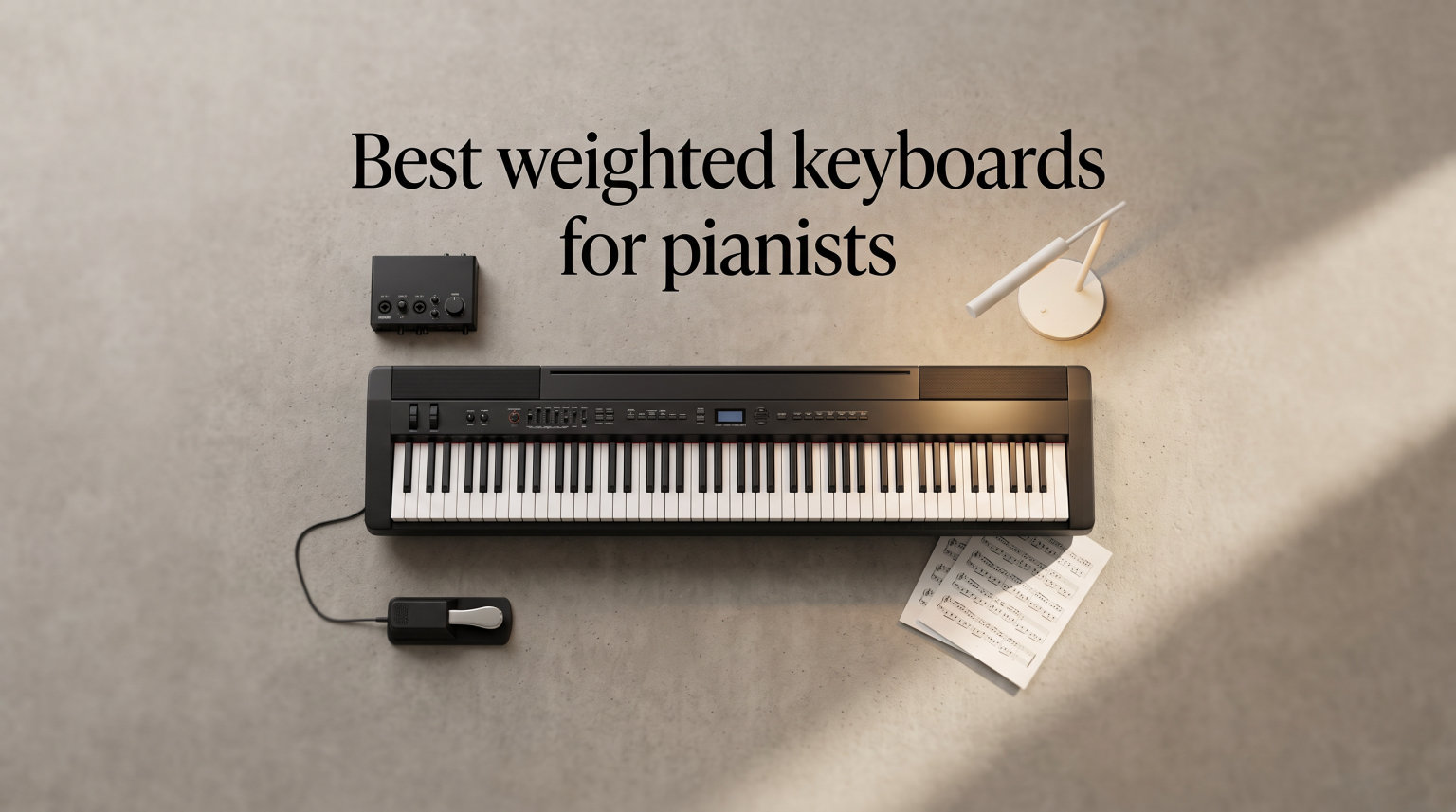 Best weighted keyboards for pianists
