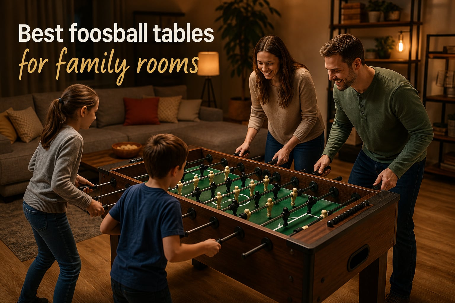 Best foosball tables for family rooms