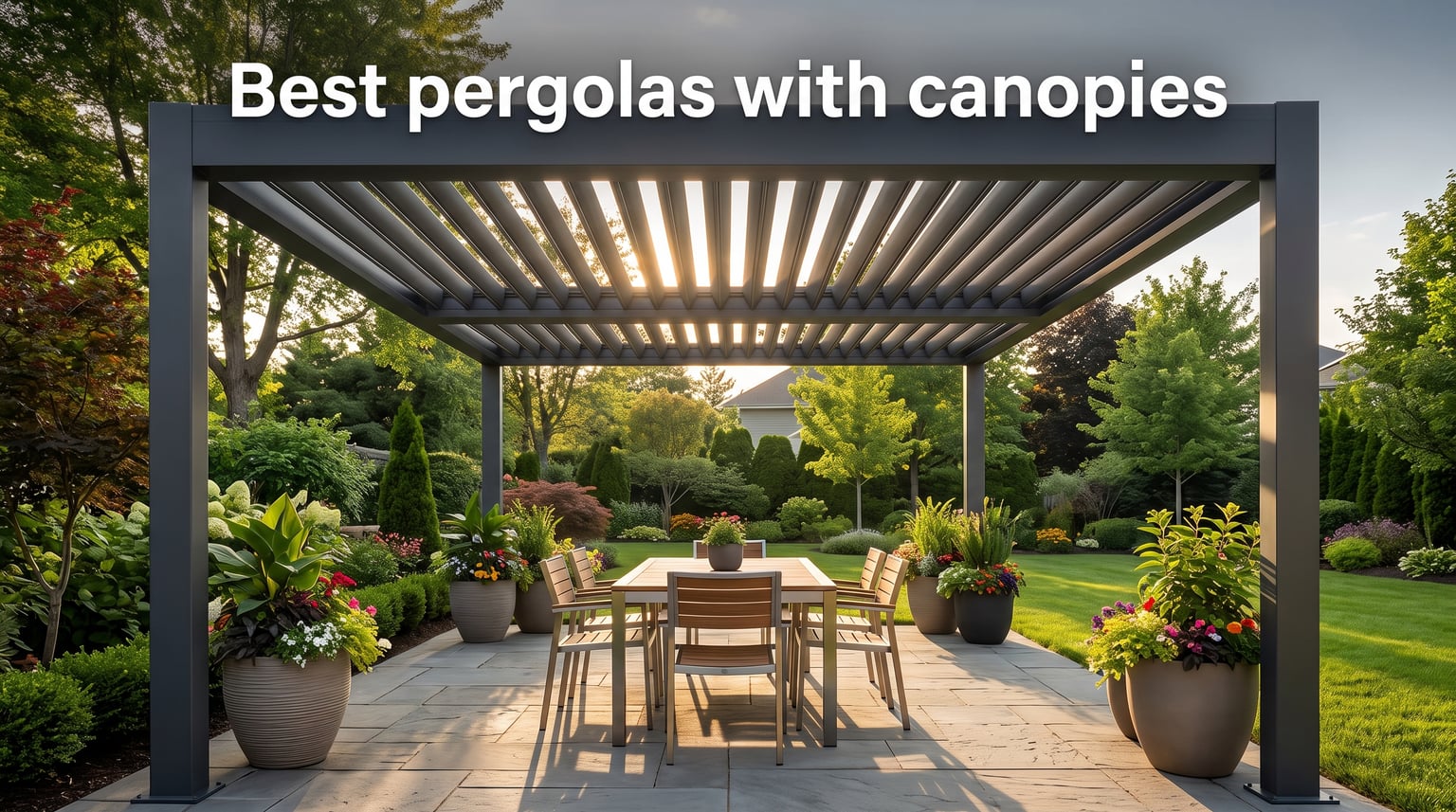Best pergolas with canopies