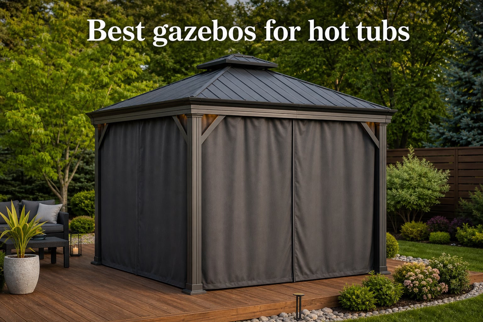 Best gazebos for hot tubs