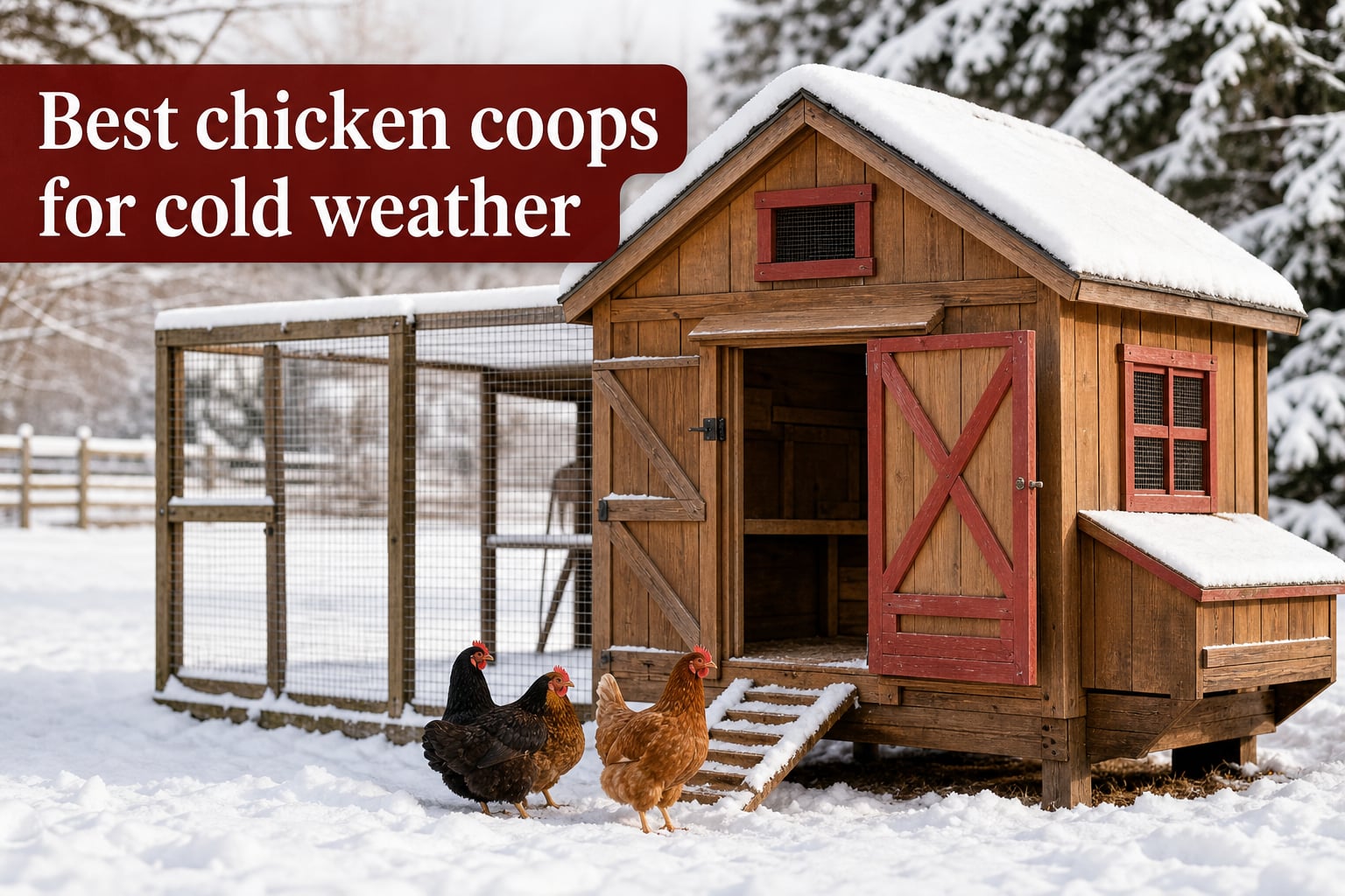 Best chicken coops for cold weather