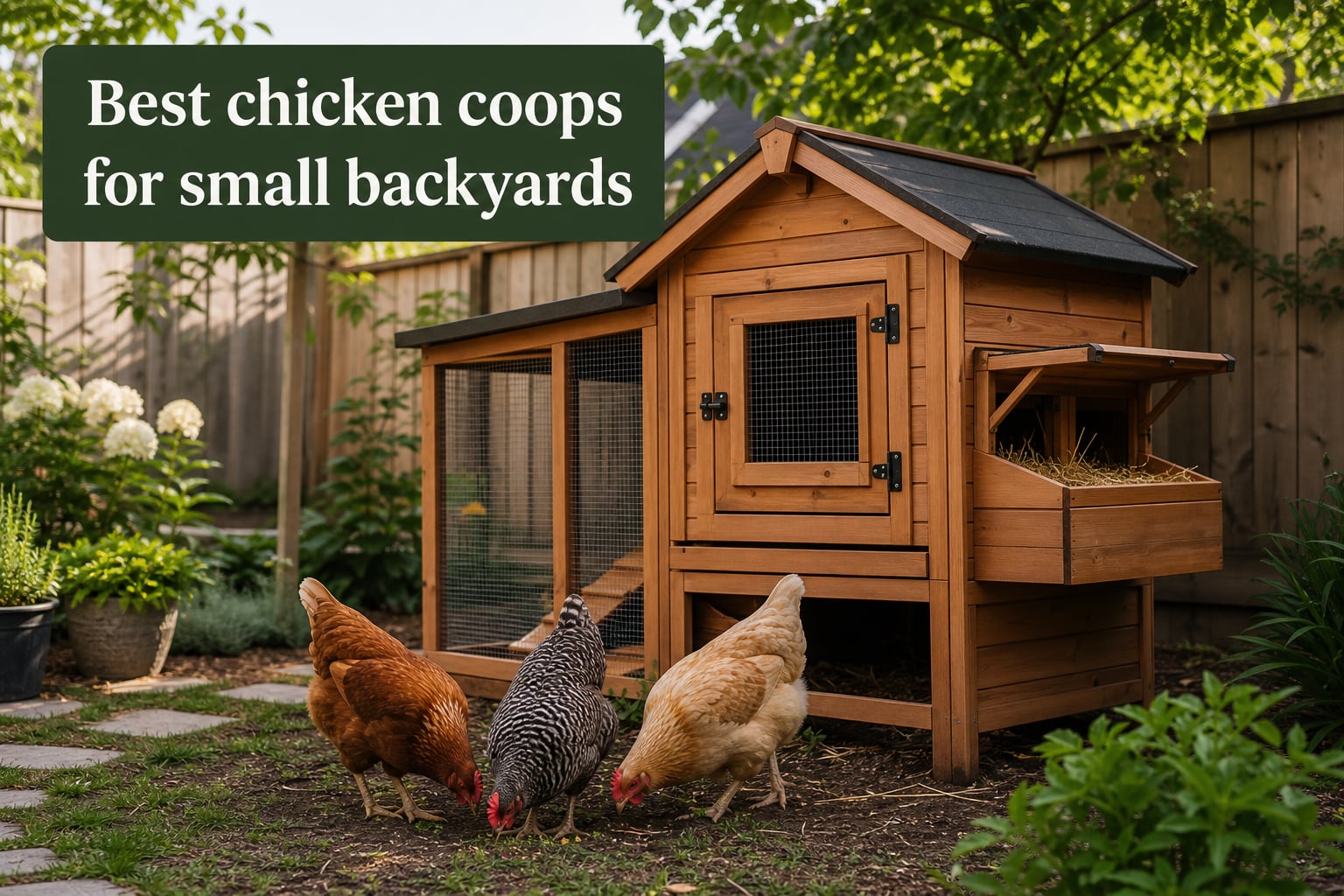 Best chicken coops for small backyards