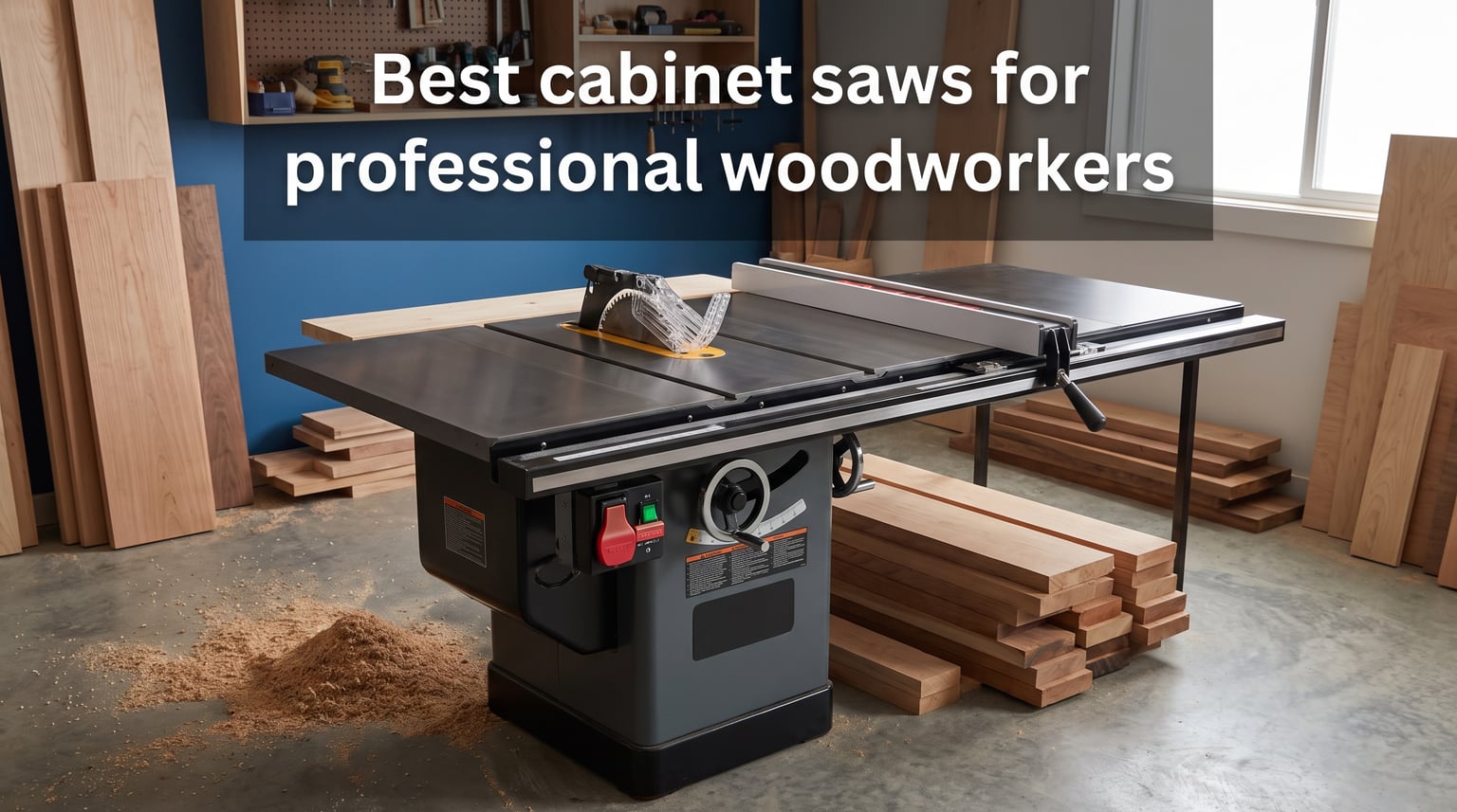 Best cabinet saws for professional woodworkers