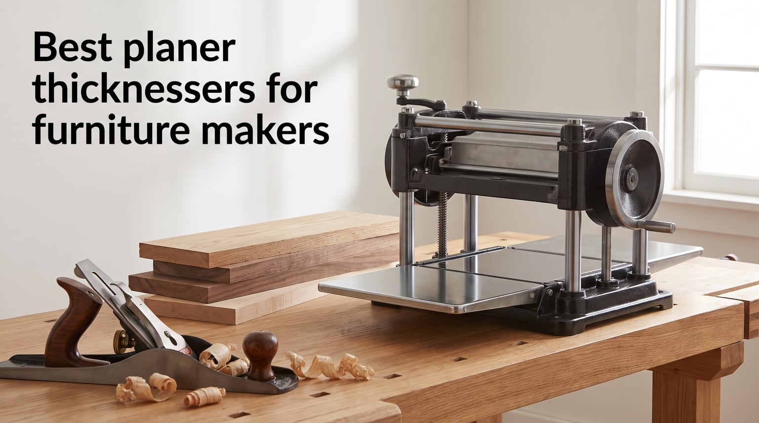 Best planer thicknessers for furniture makers