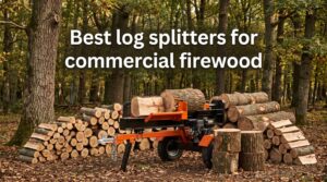 Best log splitters for commercial firewood